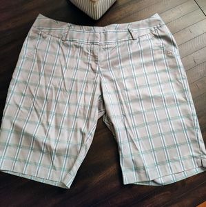 Adidas Women's Plaid Golf Shorts